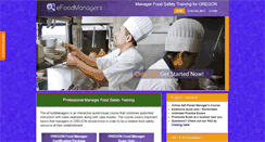 Desktop Screenshot of orfoodmanagers.com