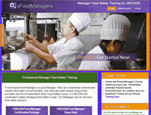 Tablet Screenshot of orfoodmanagers.com